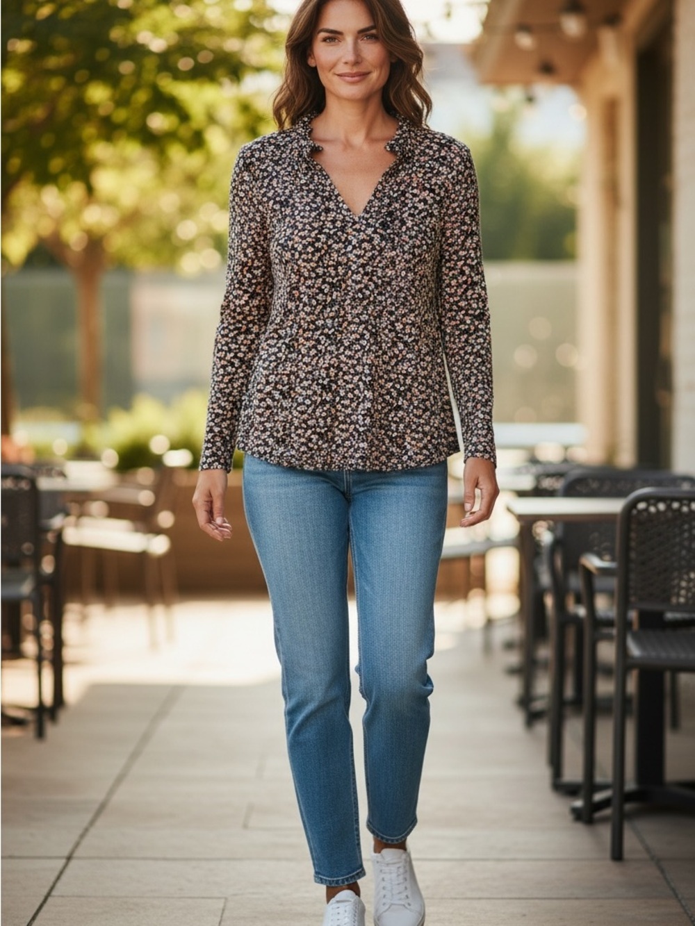 Mason & Belle Floral Blouse – Size XL | Stitch Fix Exclusive